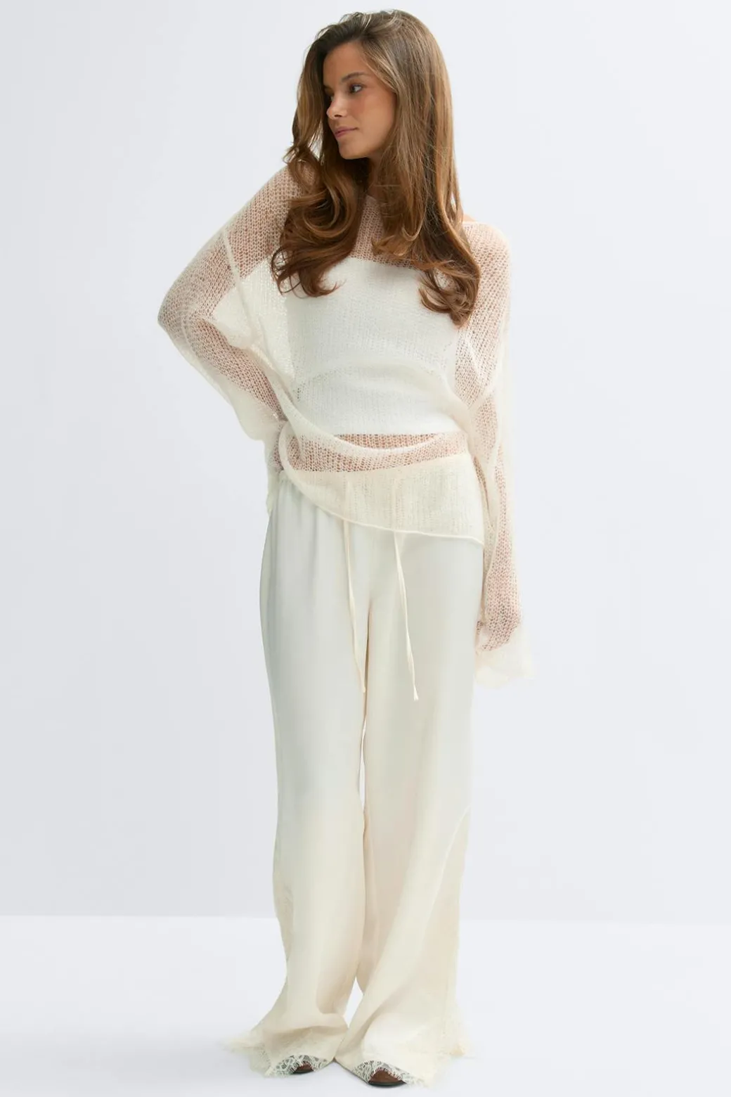 Alpaca blend knitted sweater