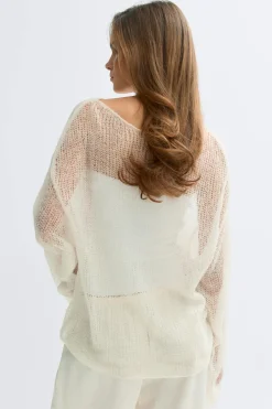 Alpaca blend knitted sweater