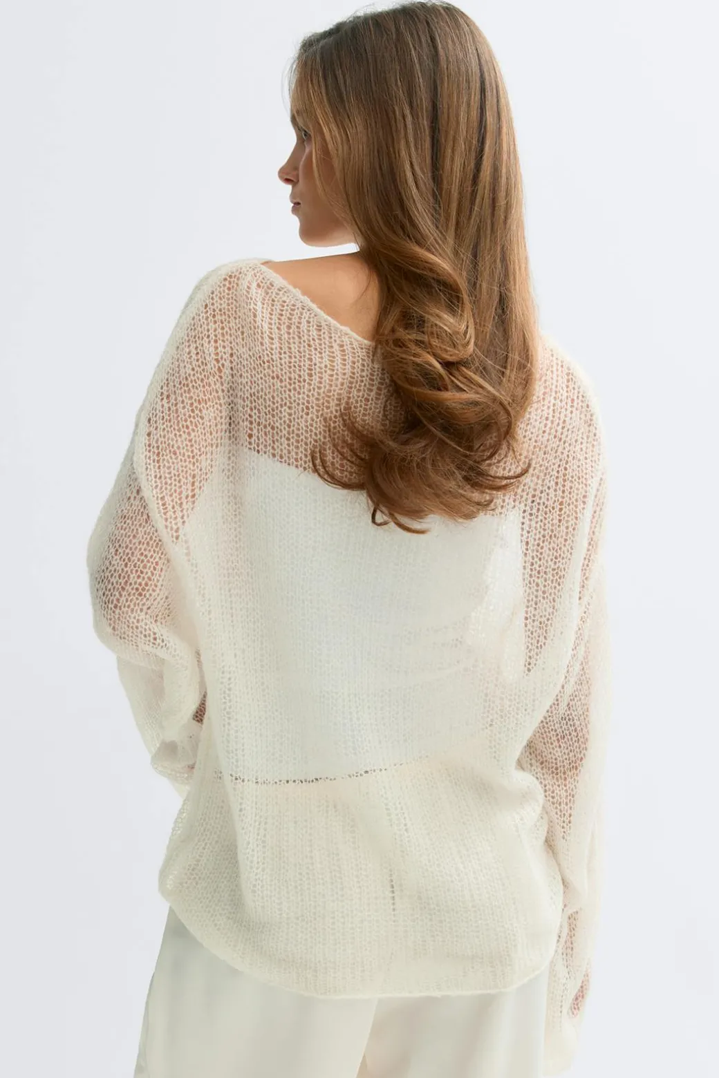 Alpaca blend knitted sweater