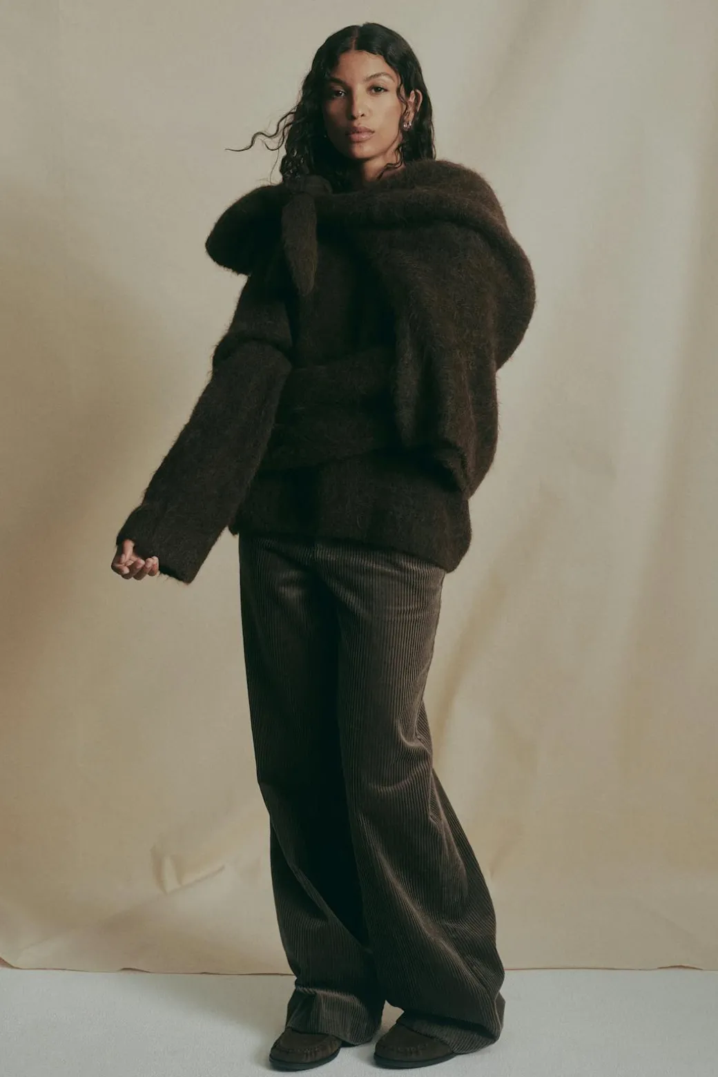 Alpaca blend knitted sweater
