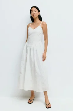 Anglaise midi dress