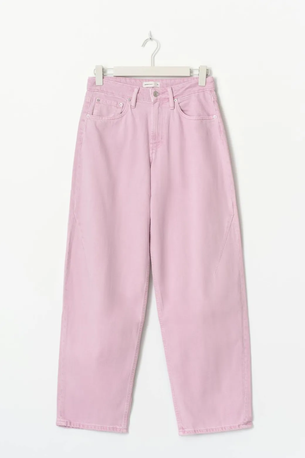 Baggy-crush jeans