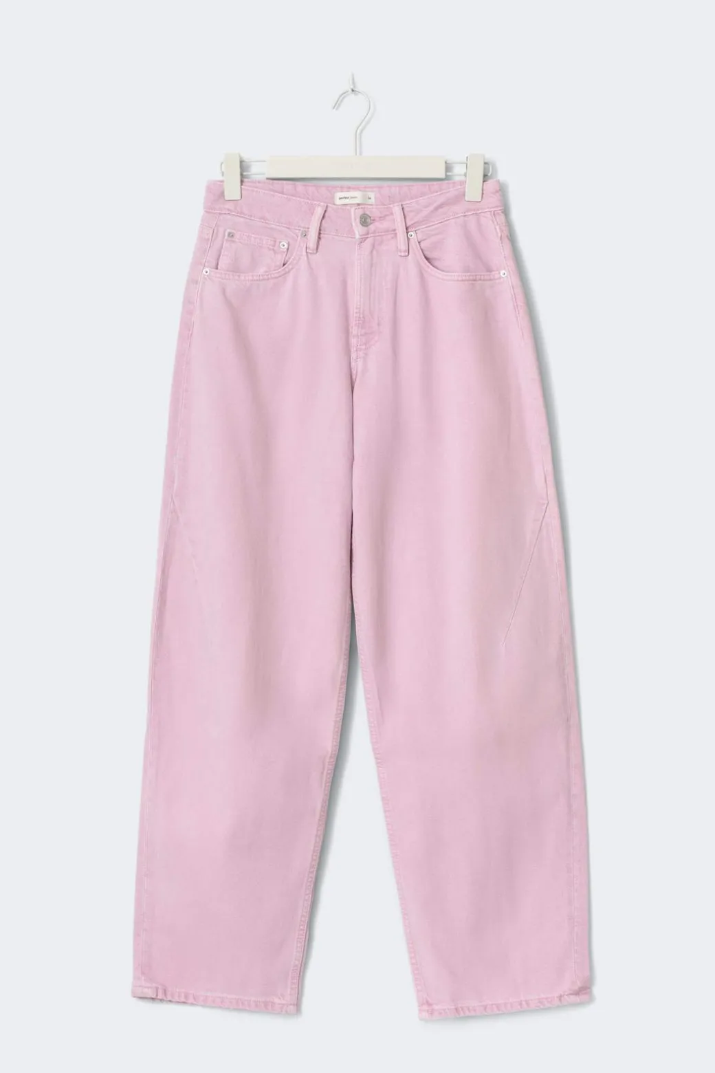 Baggy-crush tall jeans