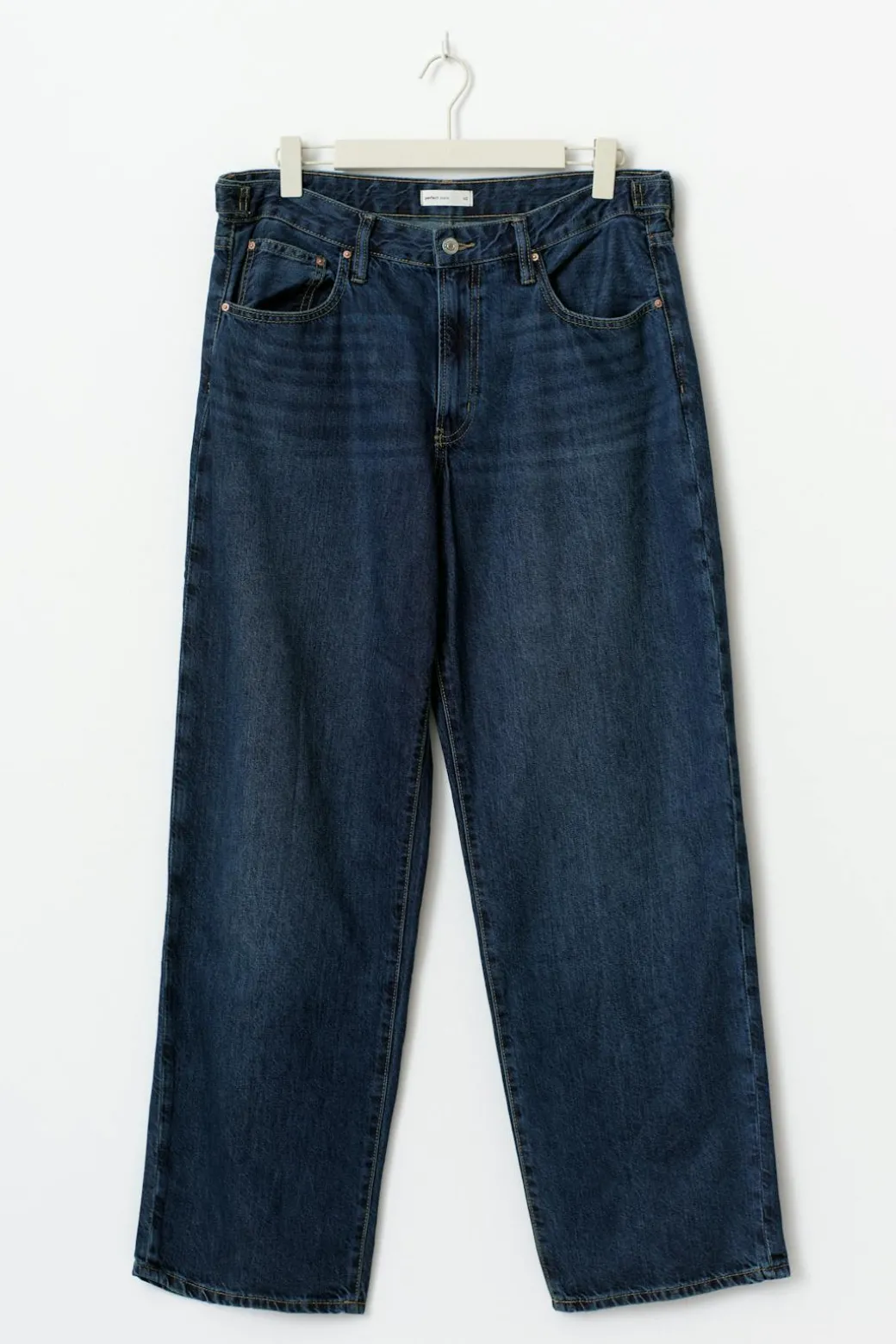 Baggy snap jeans