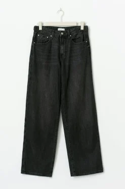 Baggy snap jeans