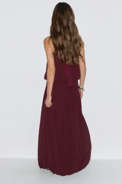 Balloon maxi skirt
