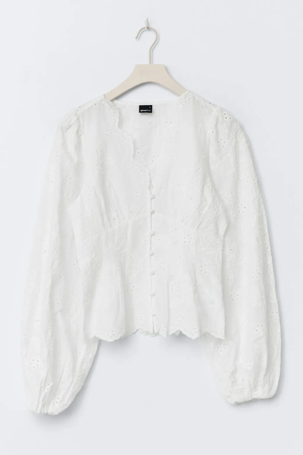 Balloon sleeve blouse