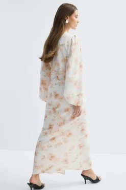 Balloon sleeve dress