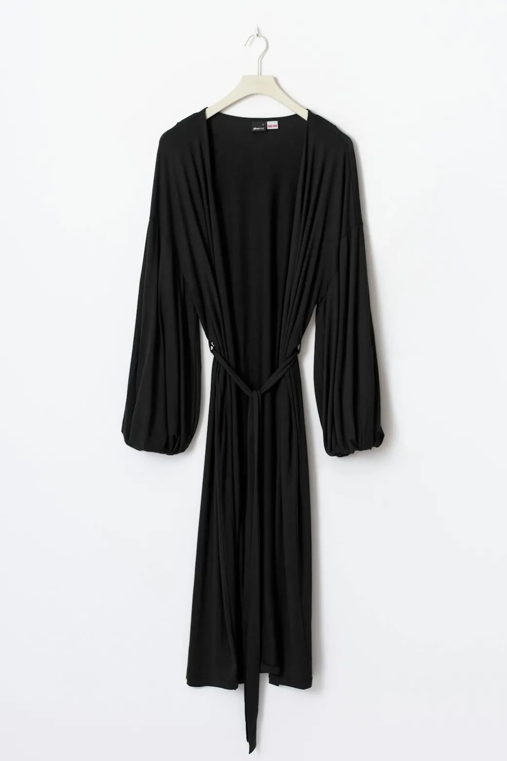 Balloon sleeve loungewear robe