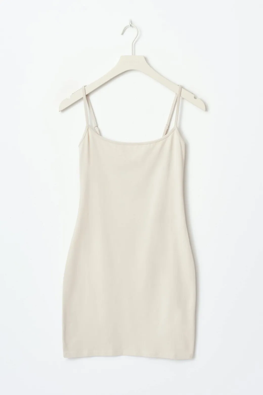 Basic mini slip dress