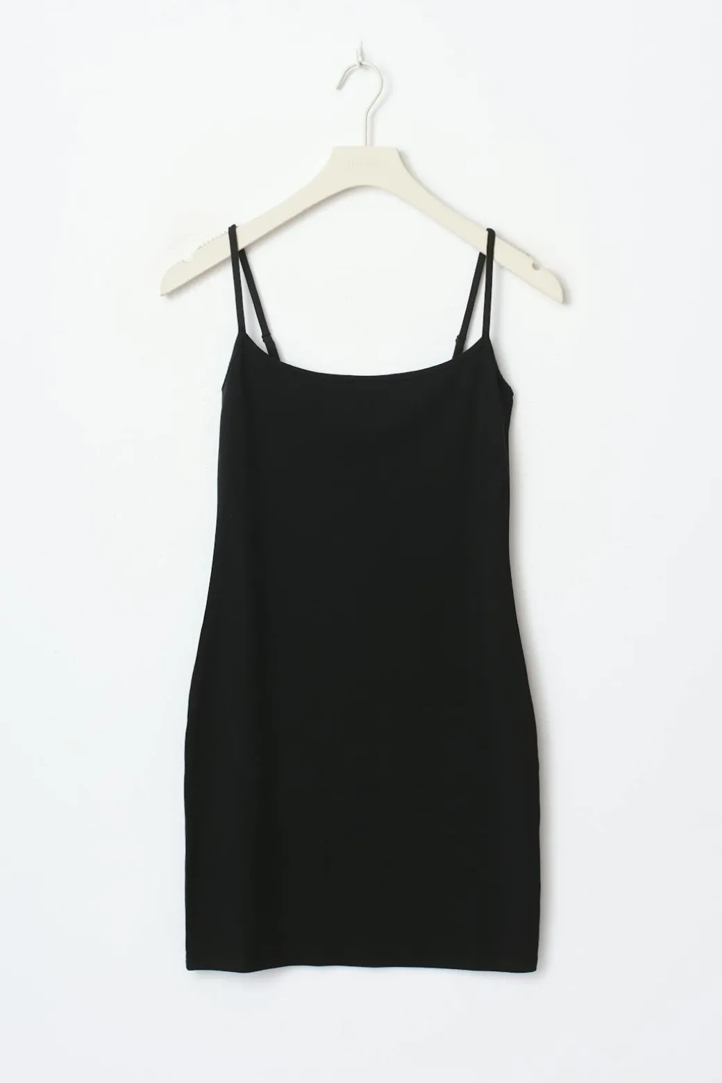 Basic mini slip dress