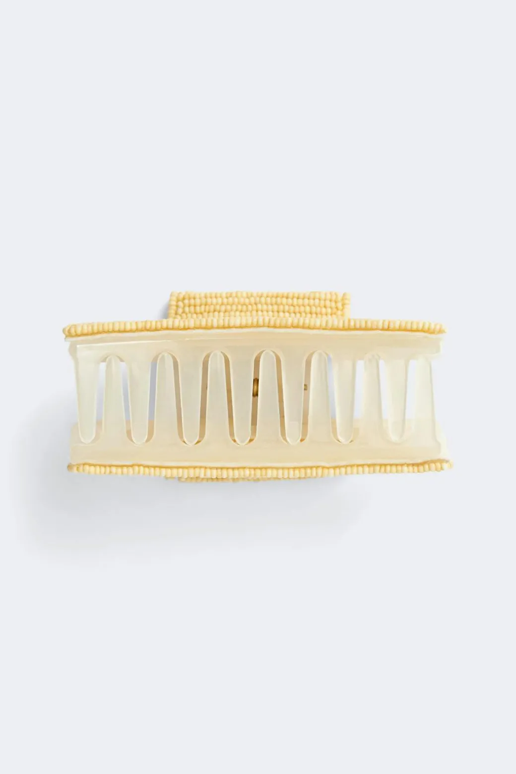 Beaded hair clip