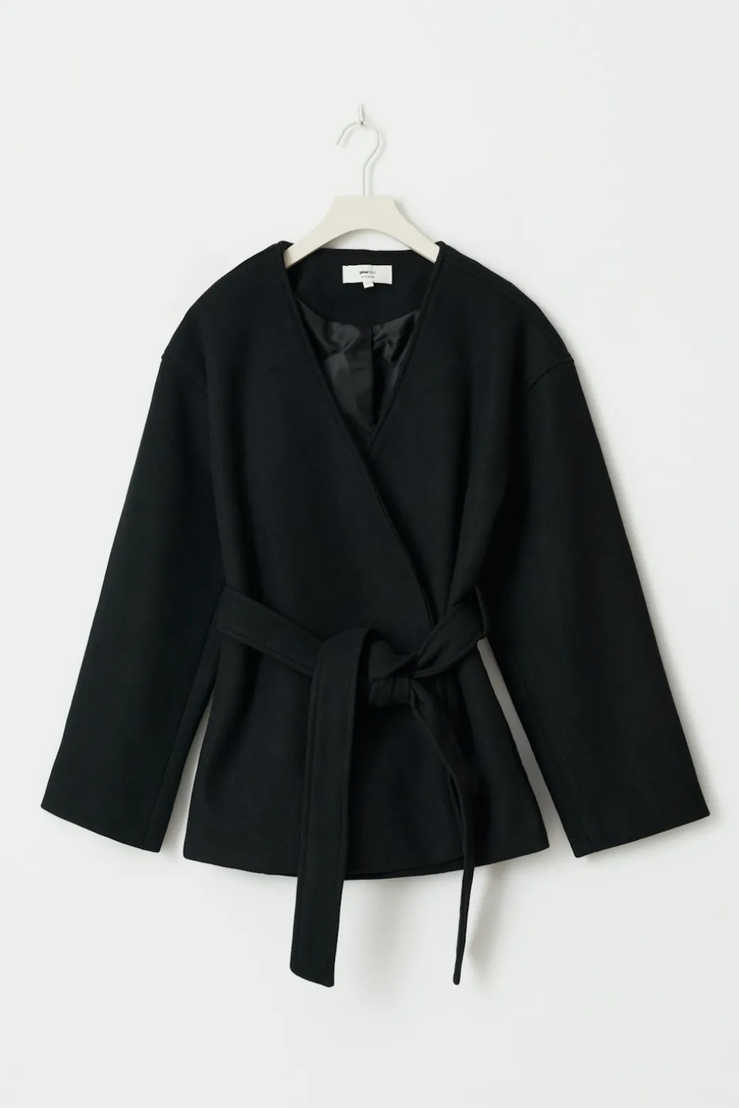 Belted short coat