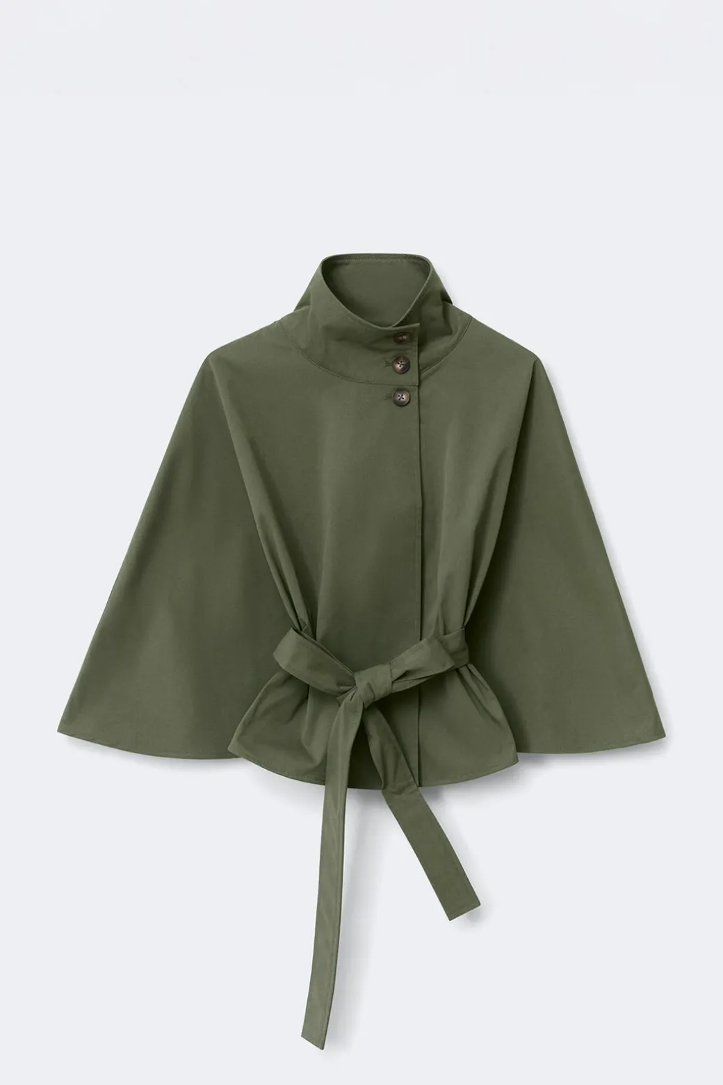 14+ belted trench cape