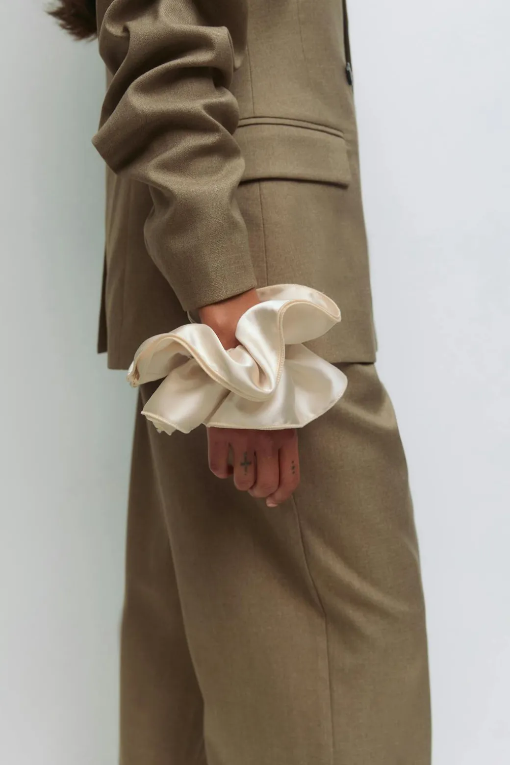Big satin scrunchie