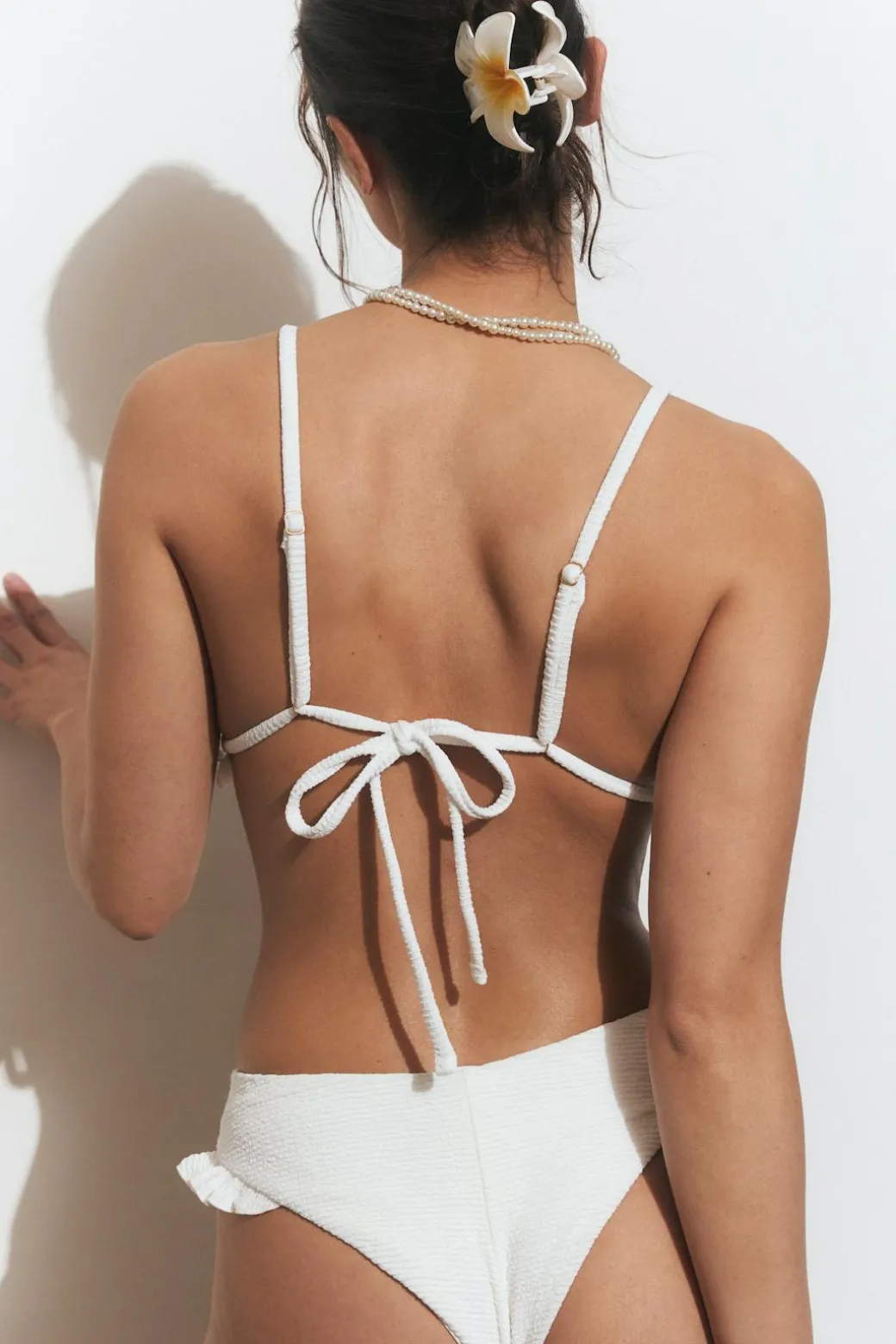 Bikini frill top