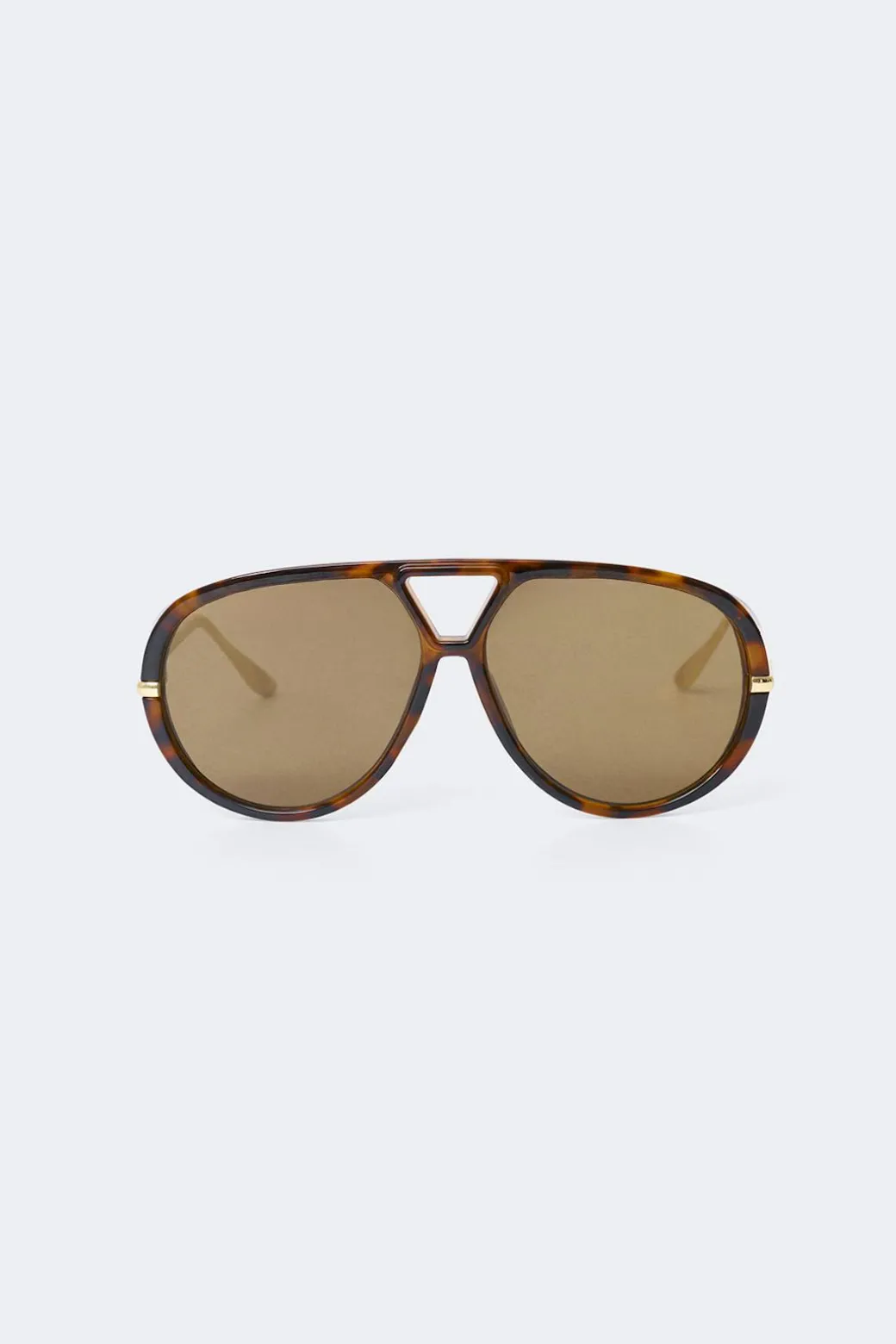 Bold aviator sunglasses
