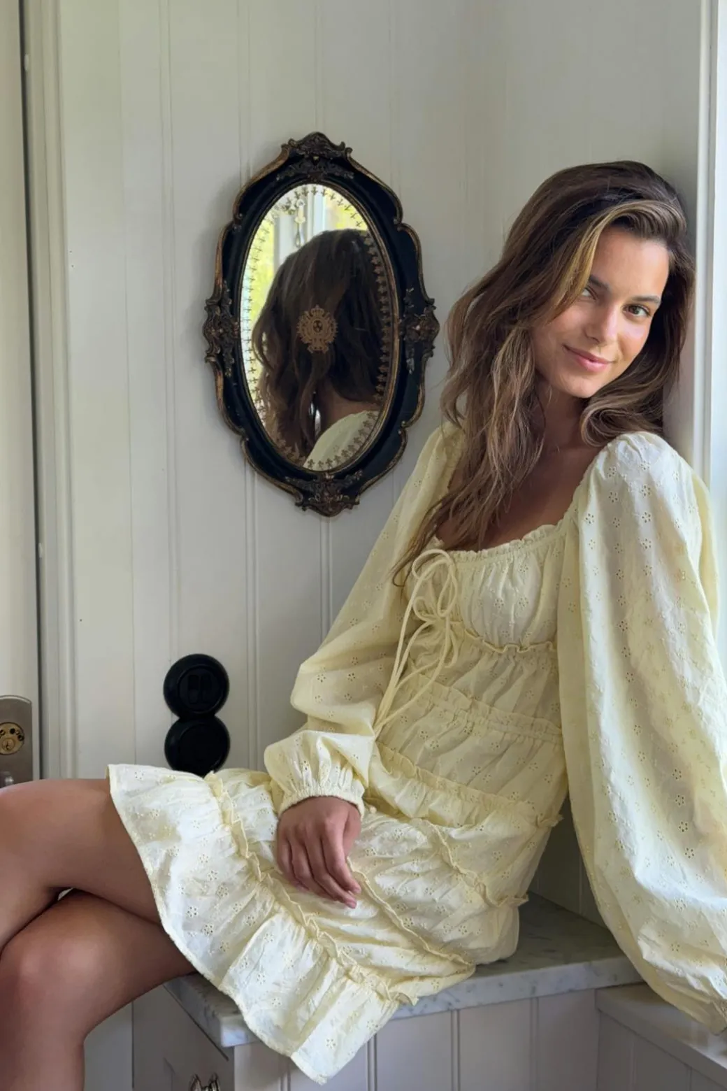Broderie anglais dress