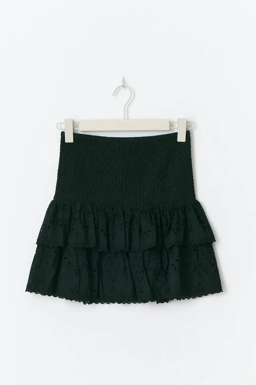 Broderie anglaise mini skirt