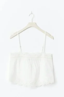 Broderie anglaise singlet