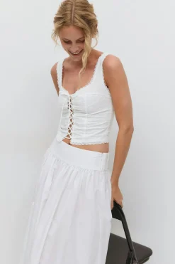 Broderie anglais top