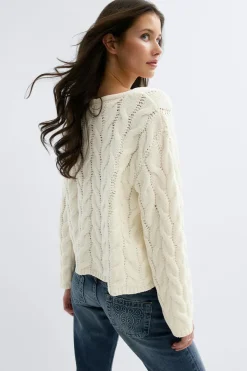 14+ cable knitted sweater