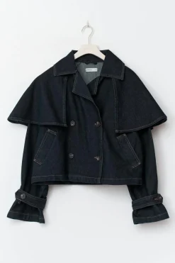 Cape denim trench