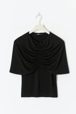 Cape ruched top