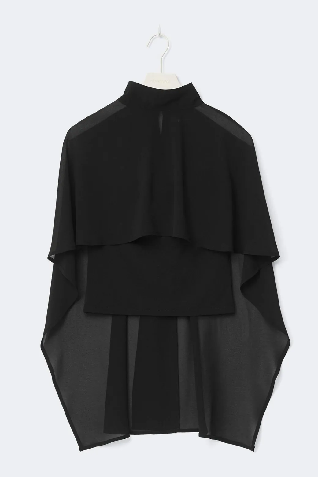 Chiffon cape top