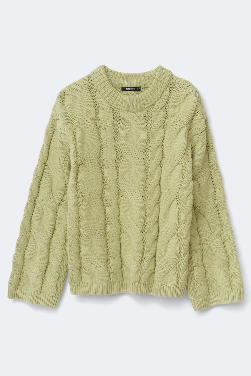 Chunky knitted cable sweater