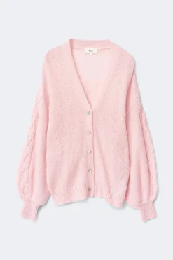 Chunky knitted cardigan