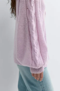 Chunky knitted cardigan