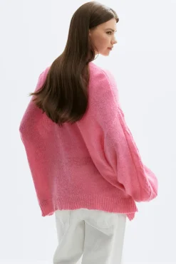 Chunky knitted cardigan
