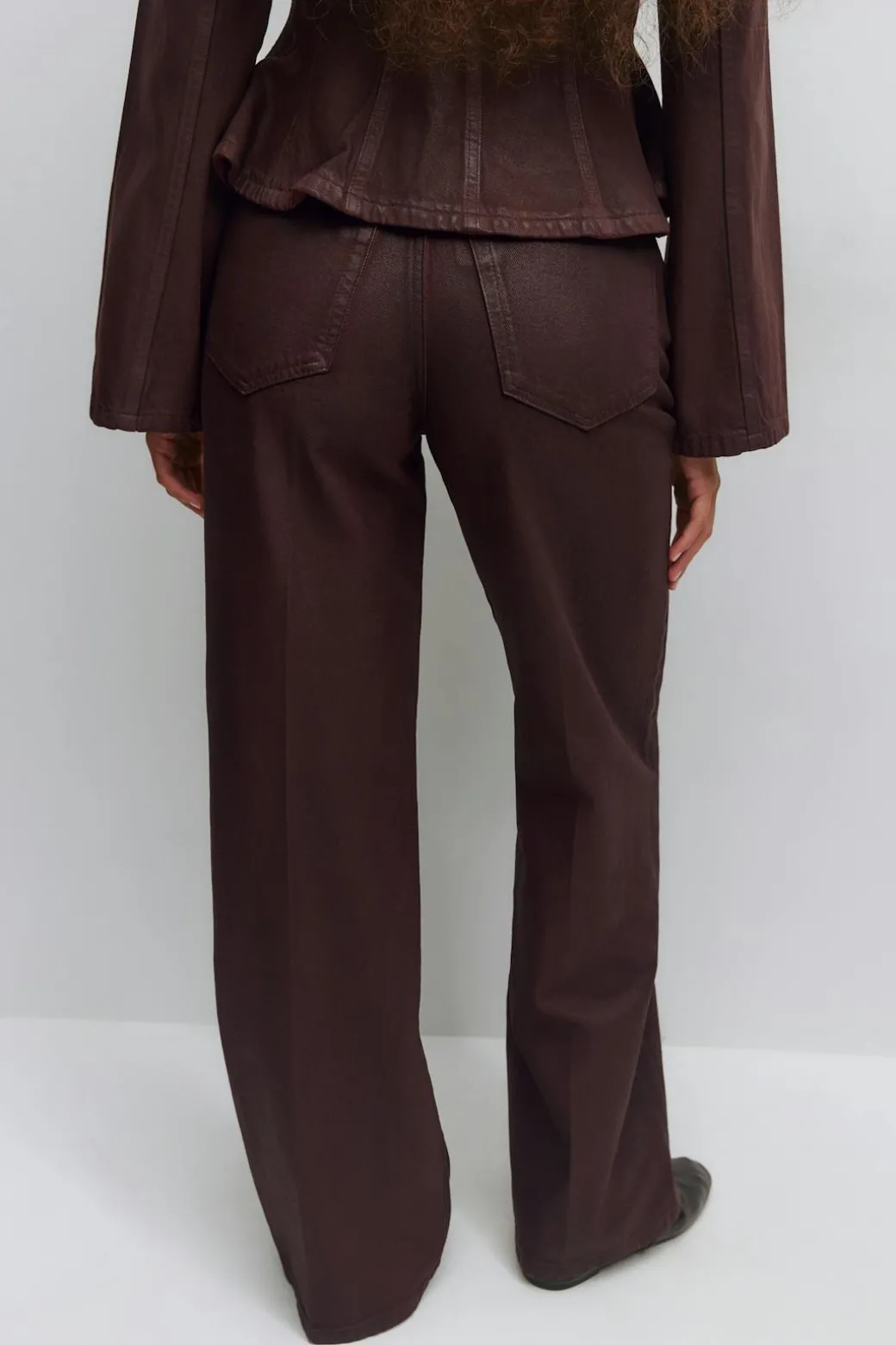Coated jeans