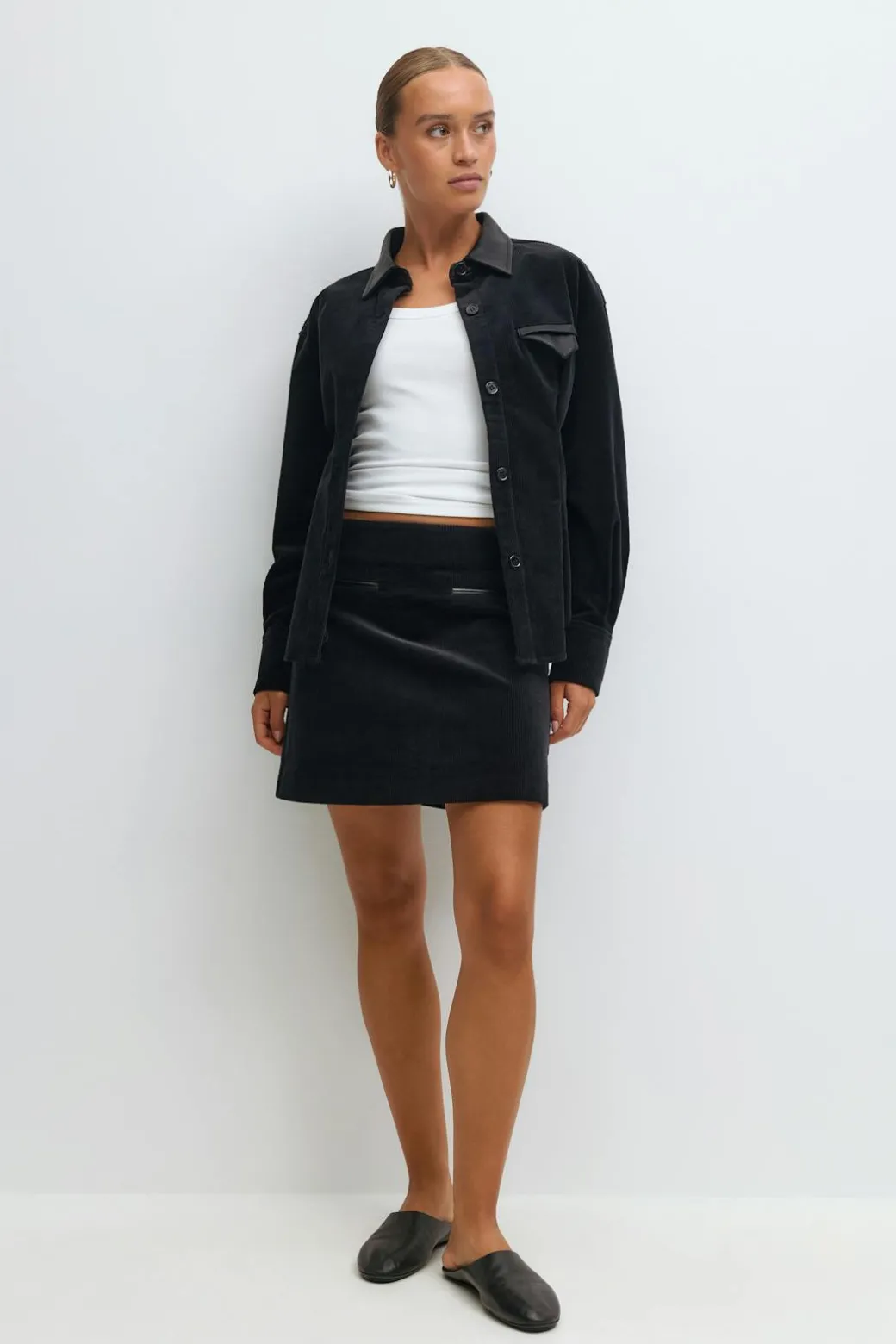 Corduroy skirt