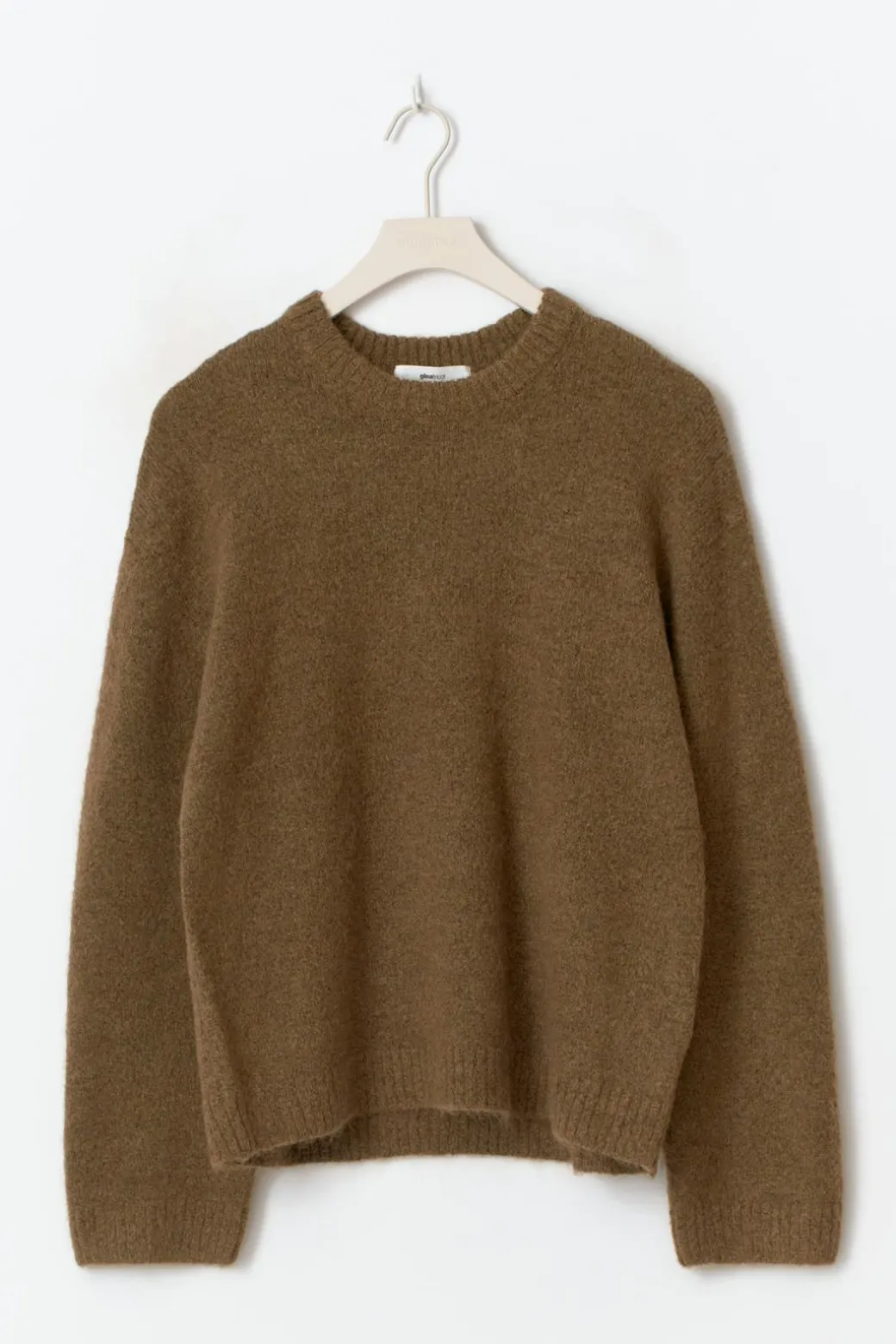 Crew neck knitted sweater