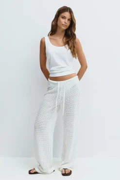 Crochet trousers