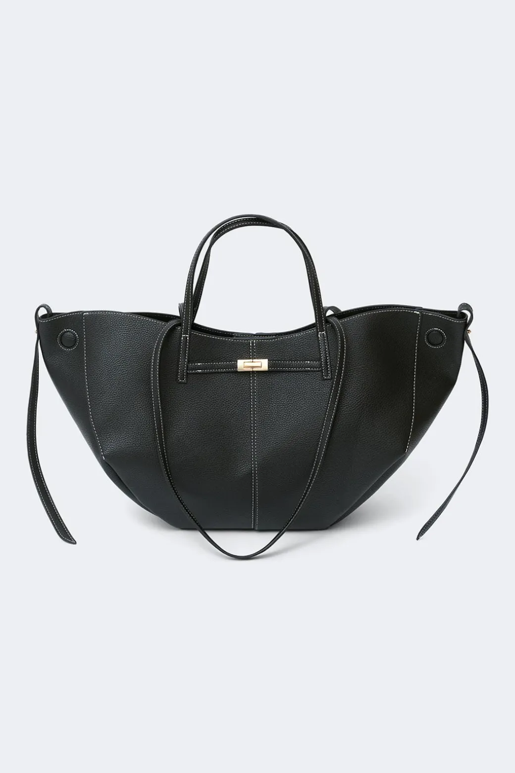 Detail strap tote bag