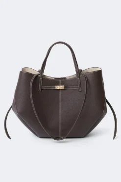 Detail strap tote bag