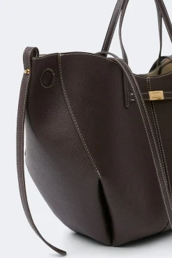 Detail strap tote bag