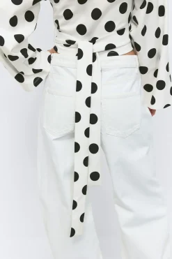 Dot wrap tie top