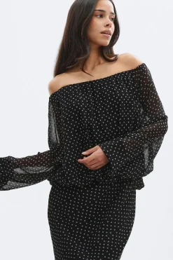 Draped dress