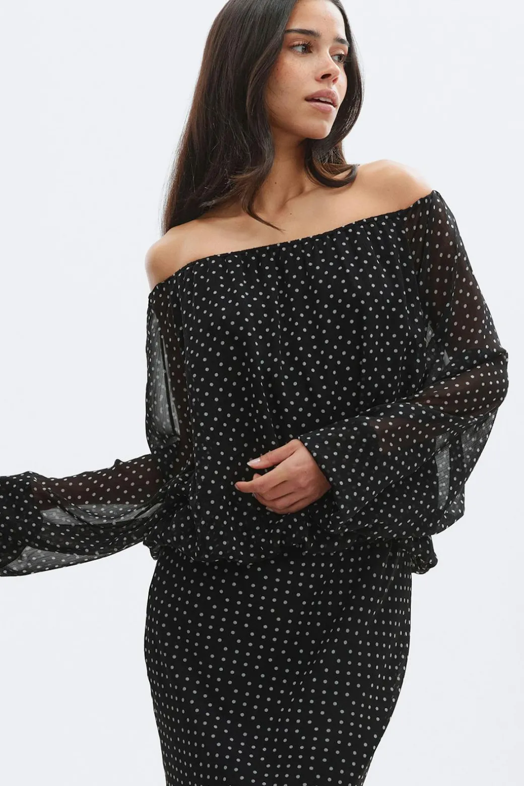 Draped dress