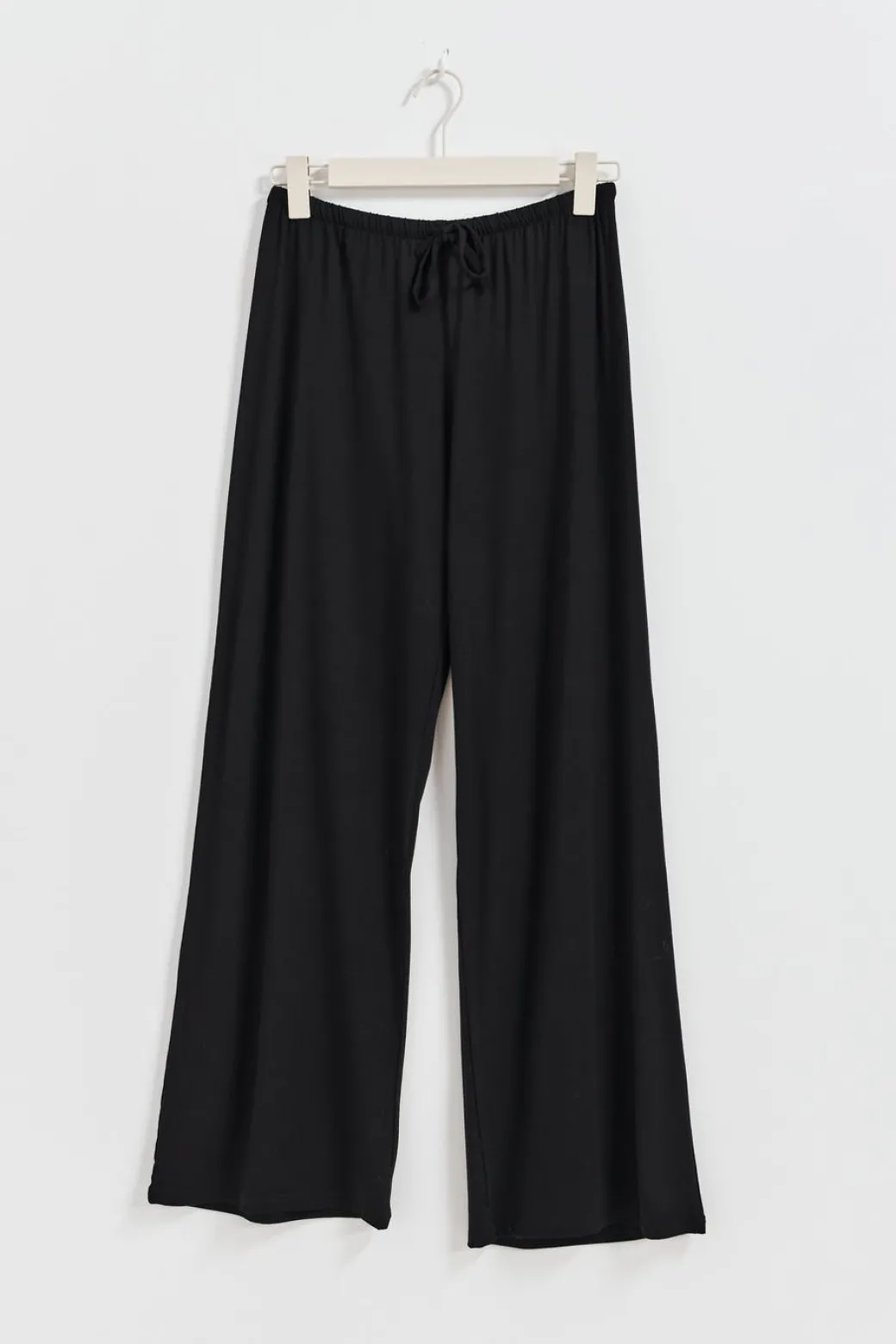 drawstring wide trousers