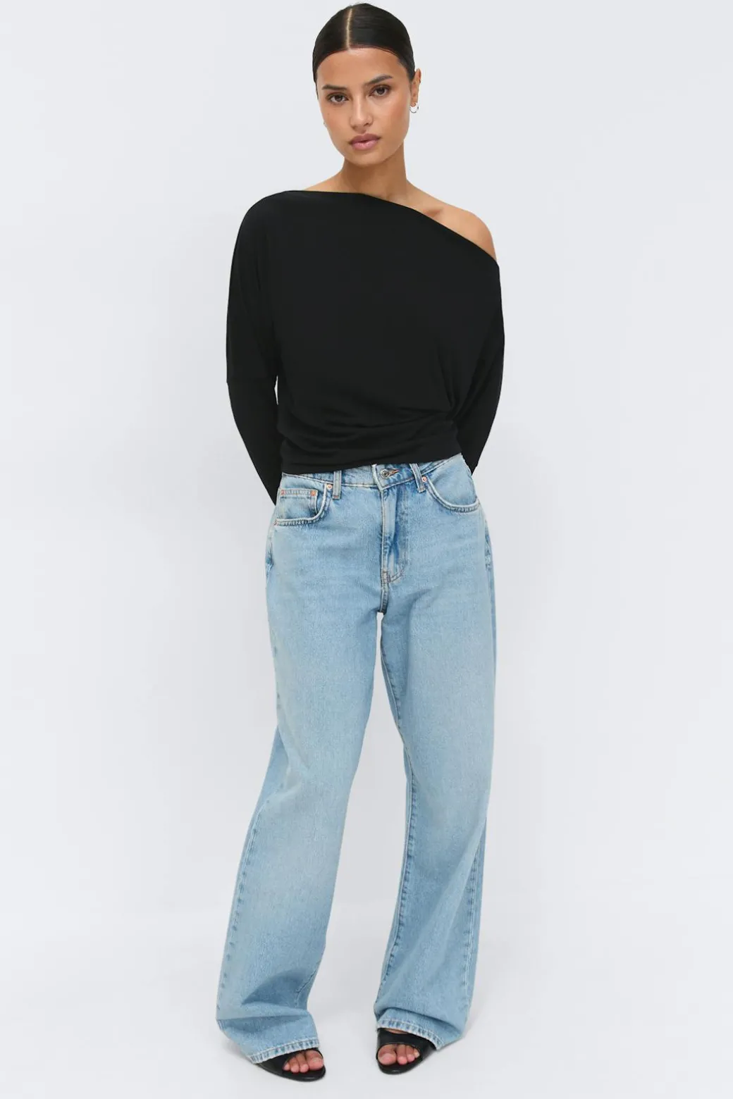 Dropped shoulder top