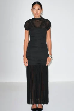 Dropped waist maxi dress