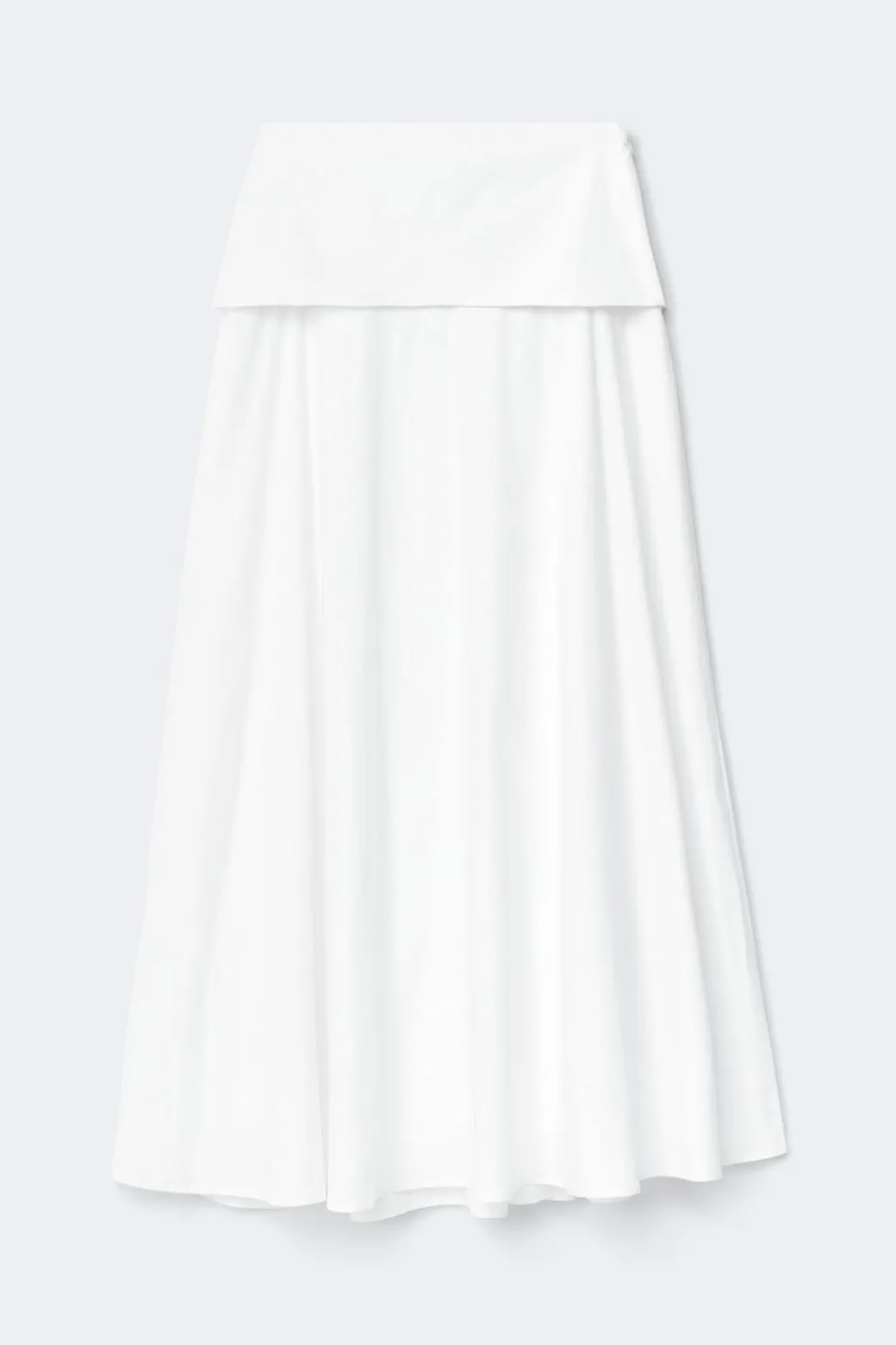 Dropped waist skirt
