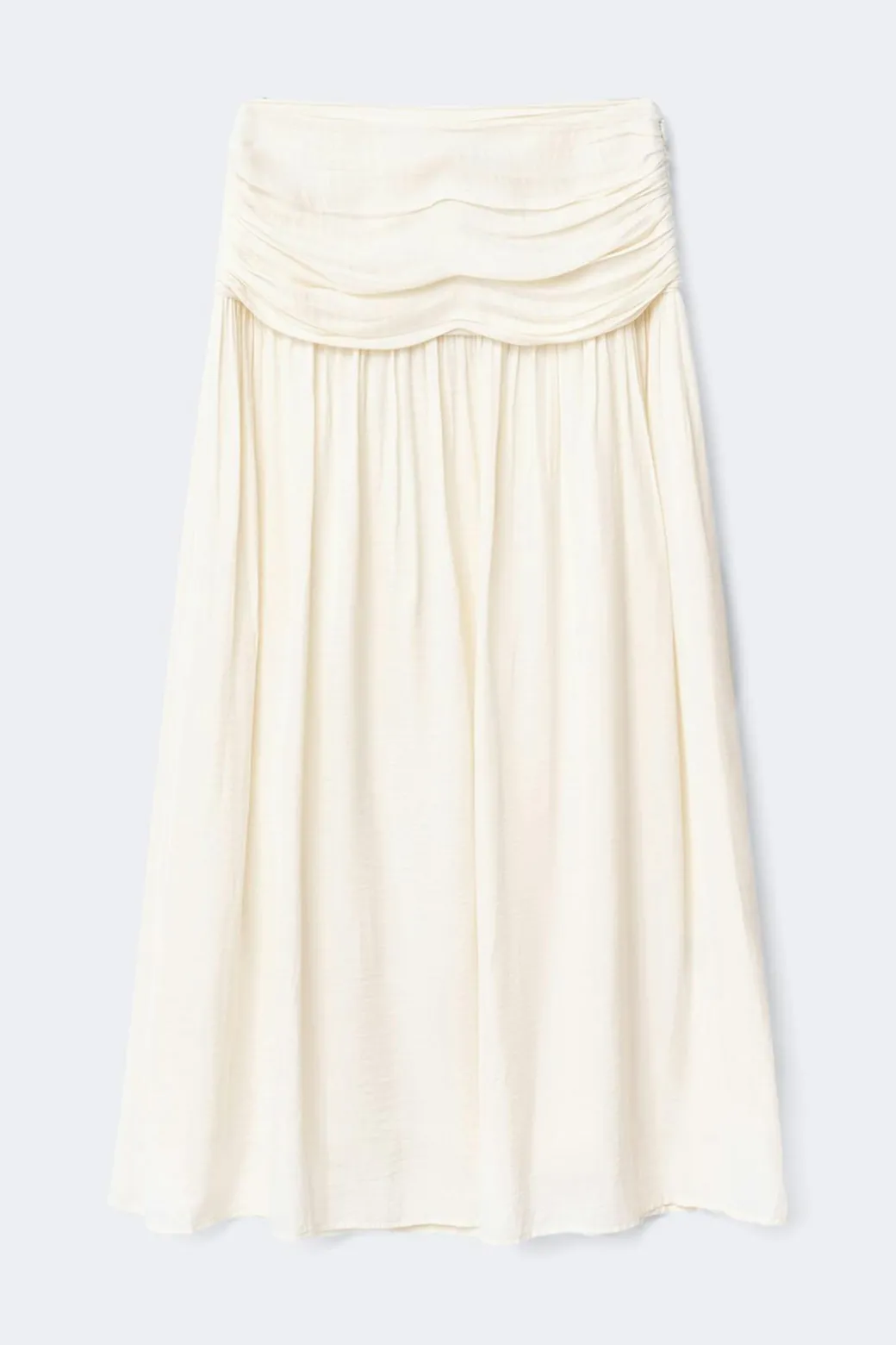 Dropped waist skirt