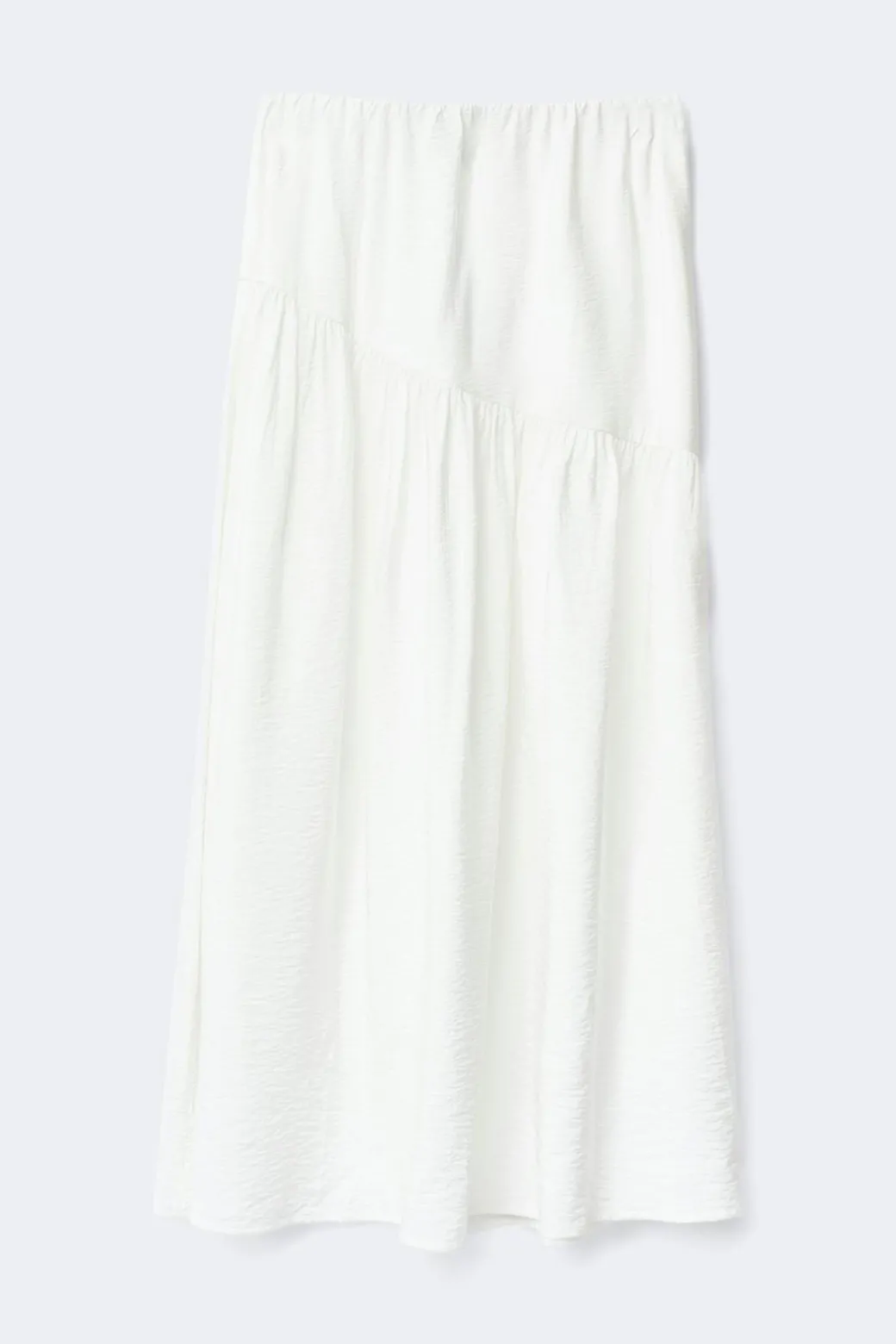 Dropped waist skirt