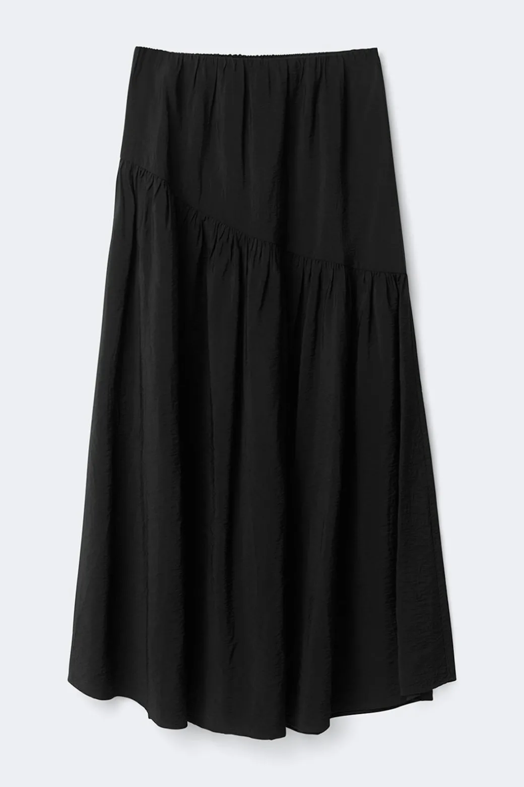 Dropped waist skirt